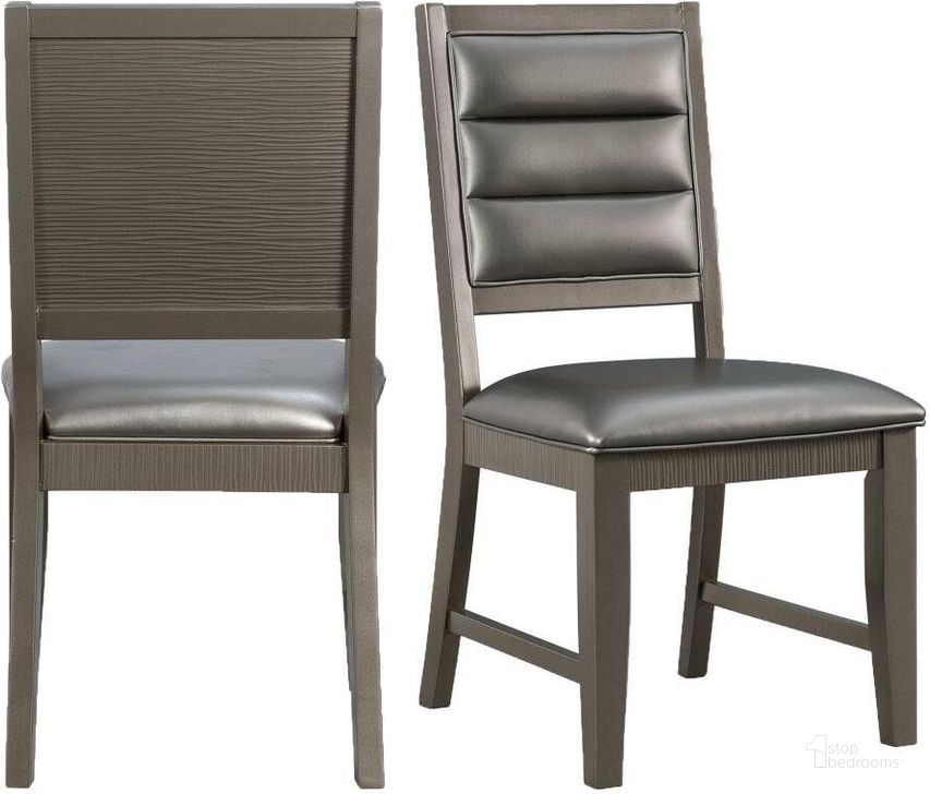 The appearance of Picket House Furnishings Aria Standard Height Side Chair Set 2 designed by Picket House in the transitional interior design. This gray piece of furniture  was selected by 1StopBedrooms from Aria Collection to add a touch of cosiness and style into your home. Sku: DFH100SC. Product Type: Side Chair. Material: Rubberwood. Image1