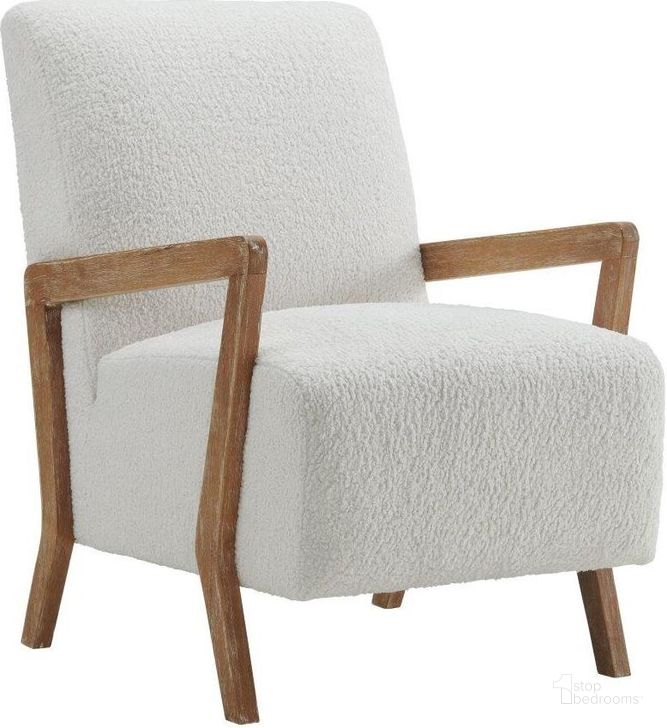 The appearance of Picket House Furnishings Axton Accent Chair designed by Picket House in the modern / contemporary interior design. This white piece of furniture  was selected by 1StopBedrooms from Axton Collection to add a touch of cosiness and style into your home. Sku: UEZ3090100E. Product Type: Accent Chair. Material: Rubberwood. Image1