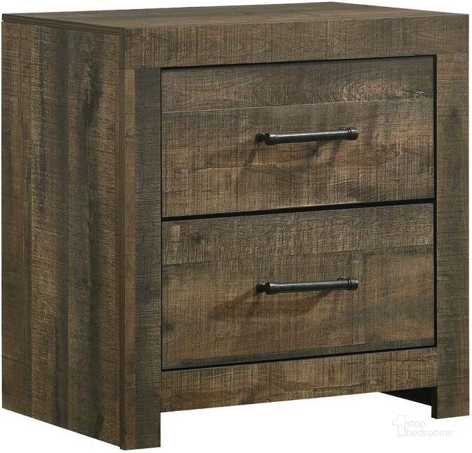 The appearance of Picket House Furnishings Beckett 2-Drawer Nightstand designed by Picket House in the transitional interior design. This walnut piece of furniture  was selected by 1StopBedrooms from Beckett Collection to add a touch of cosiness and style into your home. Sku: BY500NS. Product Type: Nightstand. Material: Rubberwood. Image1