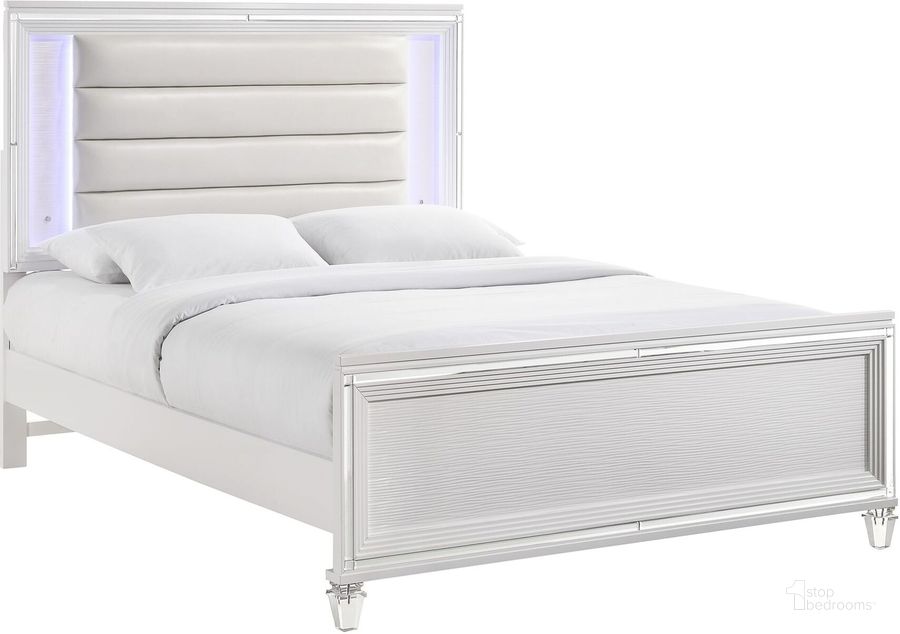 The appearance of Picket House Furnishings Charlotte Youth Full Platform Bed In White designed by Picket House in the modern / contemporary interior design. This white piece of furniture  was selected by 1StopBedrooms from Charlotte Collection to add a touch of cosiness and style into your home. Sku: TN777FH;TN777FF;TN777TFR. Bed Type: Platform Bed. Product Type: Platform Bed. Bed Size: Full. Material: Rubberwood. Image1