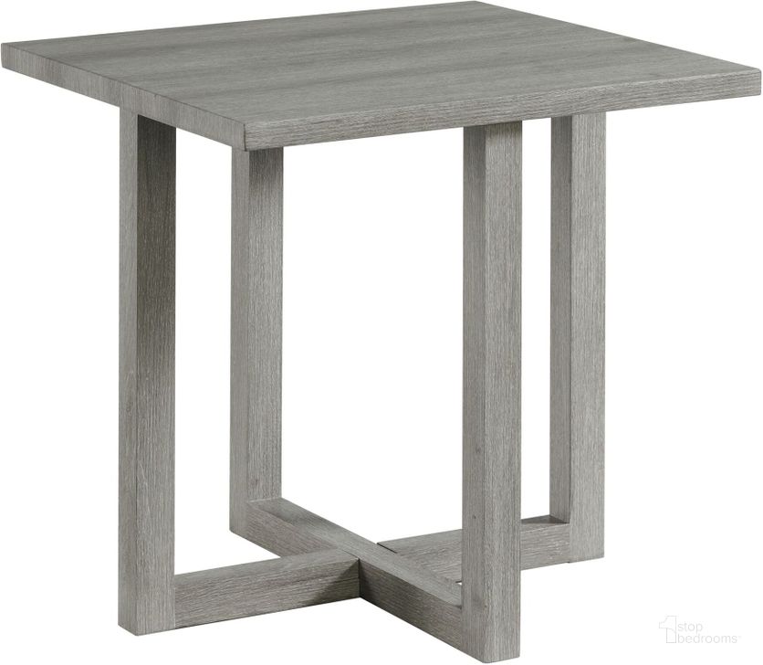 The appearance of Picket House Furnishings Dawson End Table In Grey designed by Picket House in the modern / contemporary interior design. This light grey piece of furniture  was selected by 1StopBedrooms from Dawson Collection to add a touch of cosiness and style into your home. Sku: CTUT100ET. Product Type: End Table. Material: MDF. Image1