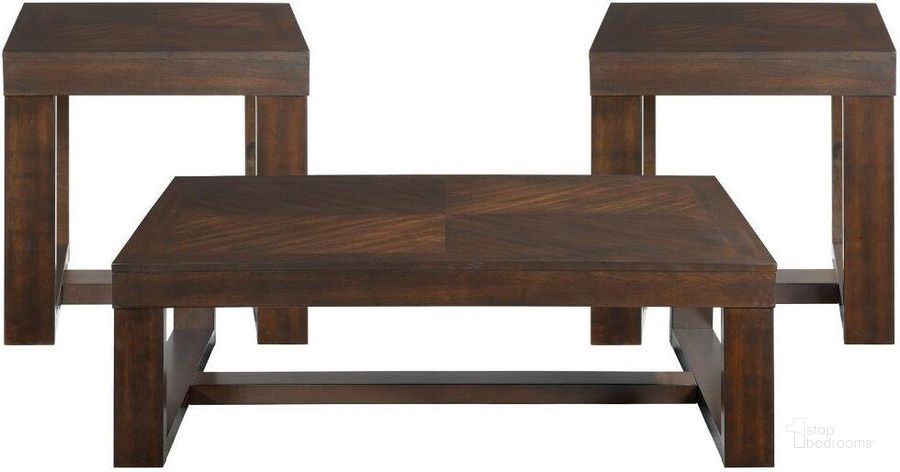 The appearance of Picket House Furnishings Drew 3Pc Occasional Table Set designed by Picket House in the traditional interior design. This cherry piece of furniture  was selected by 1StopBedrooms from Drew Collection to add a touch of cosiness and style into your home. Sku: THY100OT. Material: MDF. Product Type: Occasional Table Set. Image1