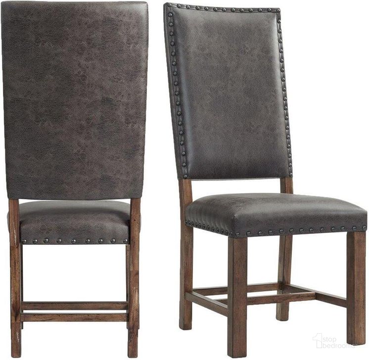 The appearance of Picket House Furnishings Hayward Tall Back Side Chair Set 2 designed by Picket House in the rustic / southwestern interior design. This walnut piece of furniture  was selected by 1StopBedrooms from Hayward Collection to add a touch of cosiness and style into your home. Sku: DGC500SLSC. Product Type: Side Chair. Material: Rubberwood. Image1