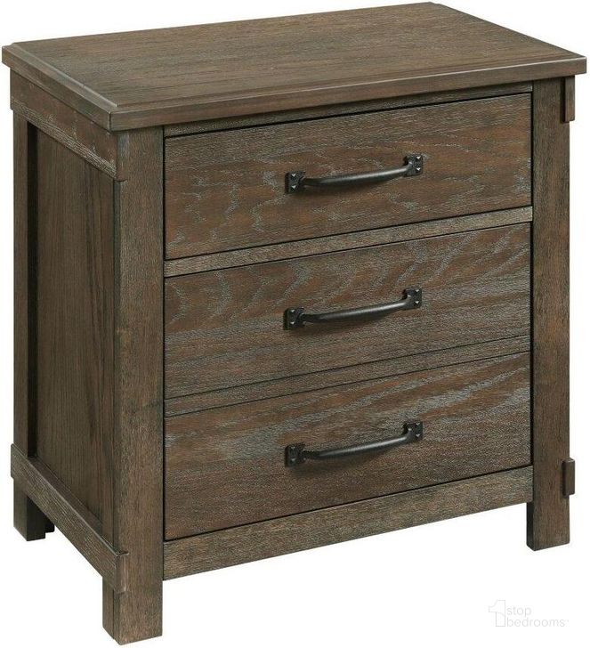 The appearance of Picket House Furnishings Jack 2-Drawer Nightstand With Usb Ports designed by Picket House in the country / farmhouse interior design. This walnut piece of furniture  was selected by 1StopBedrooms from Jack Collection to add a touch of cosiness and style into your home. Sku: SC300NS. Product Type: Nightstand. Material: Rubberwood. Image1