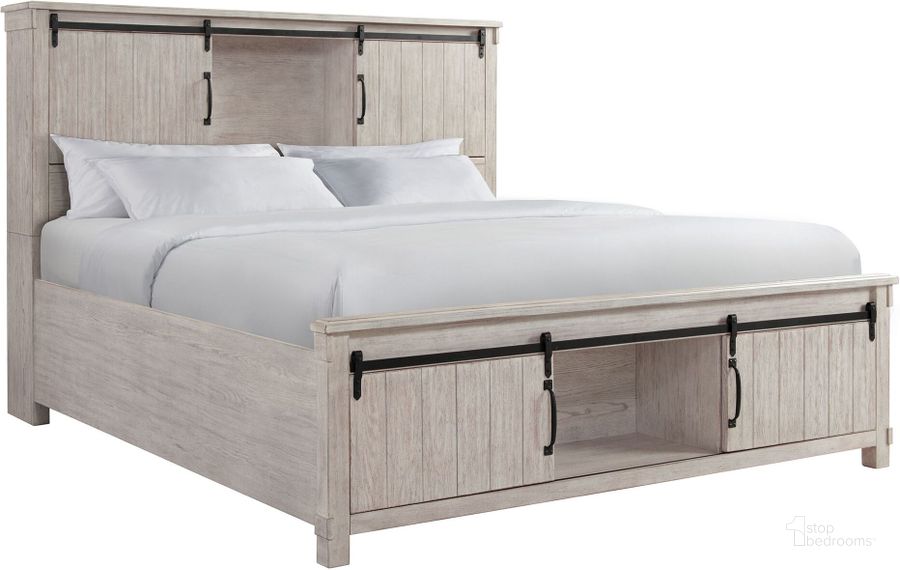 The appearance of Picket House Furnishings Jack King Platform Storage Bed designed by Picket House in the country / farmhouse interior design. This white piece of furniture  was selected by 1StopBedrooms from Jack Collection to add a touch of cosiness and style into your home. Sku: SC670KH;SC670KF;SC670QKR. Bed Type: Storage Bed. Product Type: Storage Bed. Bed Size: King. Material: Rubberwood. Image1