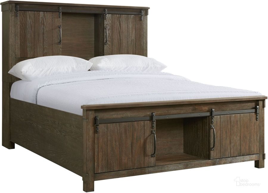 The appearance of Picket House Furnishings Jack Queen Platform Storage Bed designed by Picket House in the country / farmhouse interior design. This walnut piece of furniture  was selected by 1StopBedrooms from Jack Collection to add a touch of cosiness and style into your home. Sku: SC370QH;SC370QF;SC370QKR. Bed Type: Storage Bed. Product Type: Storage Bed. Bed Size: Queen. Material: Rubberwood. Image1
