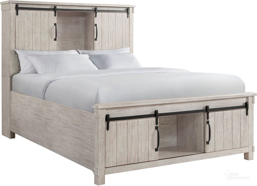 The appearance of Picket House Furnishings Jack Queen Platform Storage Bed designed by Picket House in the country / farmhouse interior design. This white piece of furniture  was selected by 1StopBedrooms from Jack Collection to add a touch of cosiness and style into your home. Sku: SC670QH;SC670QF;SC670QKR. Bed Type: Storage Bed. Product Type: Storage Bed. Bed Size: Queen. Material: Rubberwood. Image1