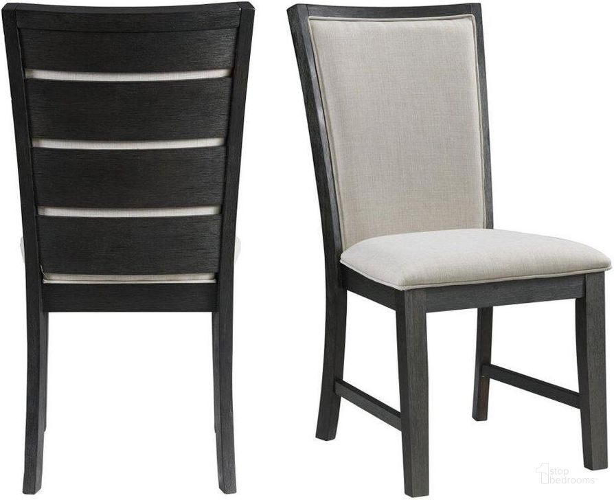 The appearance of Picket House Furnishings Jasper Dining Slat Back Side Chair Set 2 In Black designed by Picket House in the transitional interior design. This black piece of furniture  was selected by 1StopBedrooms from Jasper Collection to add a touch of cosiness and style into your home. Sku: DGD850SBC. Product Type: Side Chair. Material: Rubberwood. Image1