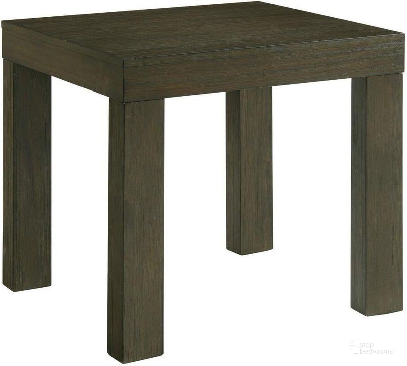 The appearance of Picket House Furnishings Jasper Square End Table In Dark Walnut designed by Picket House in the transitional interior design. This dark walnut piece of furniture  was selected by 1StopBedrooms from Jasper Collection to add a touch of cosiness and style into your home. Sku: TGD100ETPE. Product Type: End Table. Material: Rubberwood. Image1