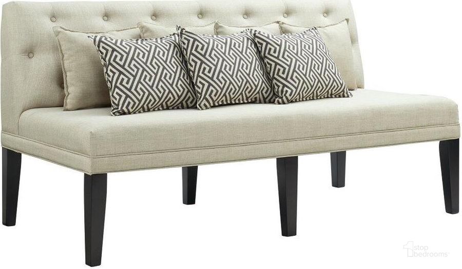The appearance of Picket House Furnishings Mara Sofa With Seven Pillows designed by Picket House in the modern / contemporary interior design. This taupe piece of furniture  was selected by 1StopBedrooms from Mara Collection to add a touch of cosiness and style into your home. Sku: DMD140SFTS. Product Type: Sofa. Material: Rubberwood. Image1