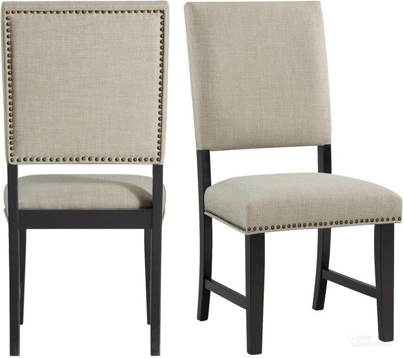 The appearance of Picket House Furnishings Mara Upholstered Side Chair Set 2 designed by Picket House in the modern / contemporary interior design. This taupe piece of furniture  was selected by 1StopBedrooms from Mara Collection to add a touch of cosiness and style into your home. Sku: DMD100SC. Product Type: Side Chair. Material: Rubberwood. Image1