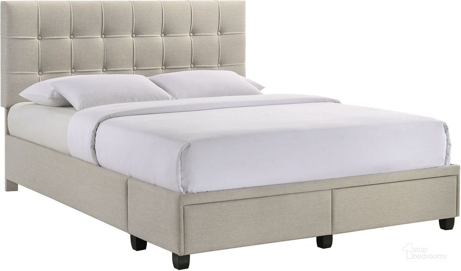 The appearance of Picket House Furnishings Pasadena Queen Platform Storage Bed In White designed by Picket House in the transitional interior design. This white piece of furniture  was selected by 1StopBedrooms from Pasadena Collection to add a touch of cosiness and style into your home. Sku: UHC3265QBE. Bed Type: Storage Bed. Product Type: Storage Bed. Bed Size: Queen. Material: MDF. Image1