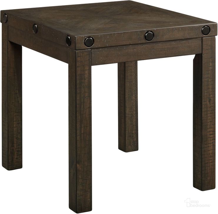 The appearance of Picket House Furnishings Rio End Table With Usb designed by Picket House in the transitional interior design. This charcoal piece of furniture  was selected by 1StopBedrooms from Rio Collection to add a touch of cosiness and style into your home. Sku: TCO100ETP. Material: Wood. Product Type: End Table. Image1