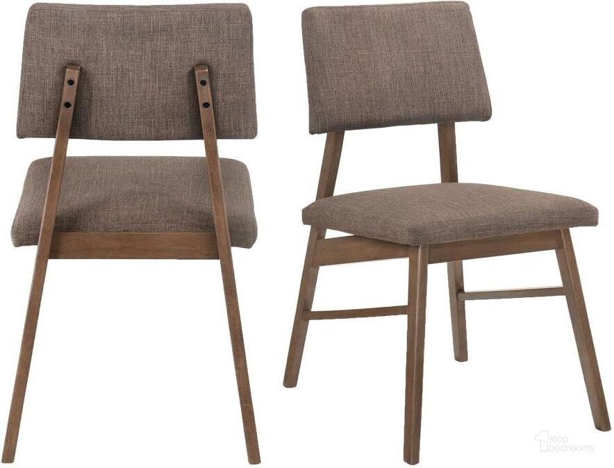 The appearance of Picket House Furnishings Ronan Standard Height Side Chair Set 2 designed by Picket House in the transitional interior design. This walnut piece of furniture  was selected by 1StopBedrooms from Ronan Collection to add a touch of cosiness and style into your home. Sku: DRZ100SC. Product Type: Side Chair. Material: Rubberwood. Image1