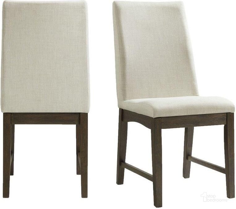 The appearance of Picket House Furnishings Simms Standard Height Side Chair Set 2 In Walnut designed by Picket House in the transitional interior design. This cream piece of furniture  was selected by 1StopBedrooms from Simms Collection to add a touch of cosiness and style into your home. Sku: DPR500SC. Product Type: Side Chair. Material: Rubberwood. Image1