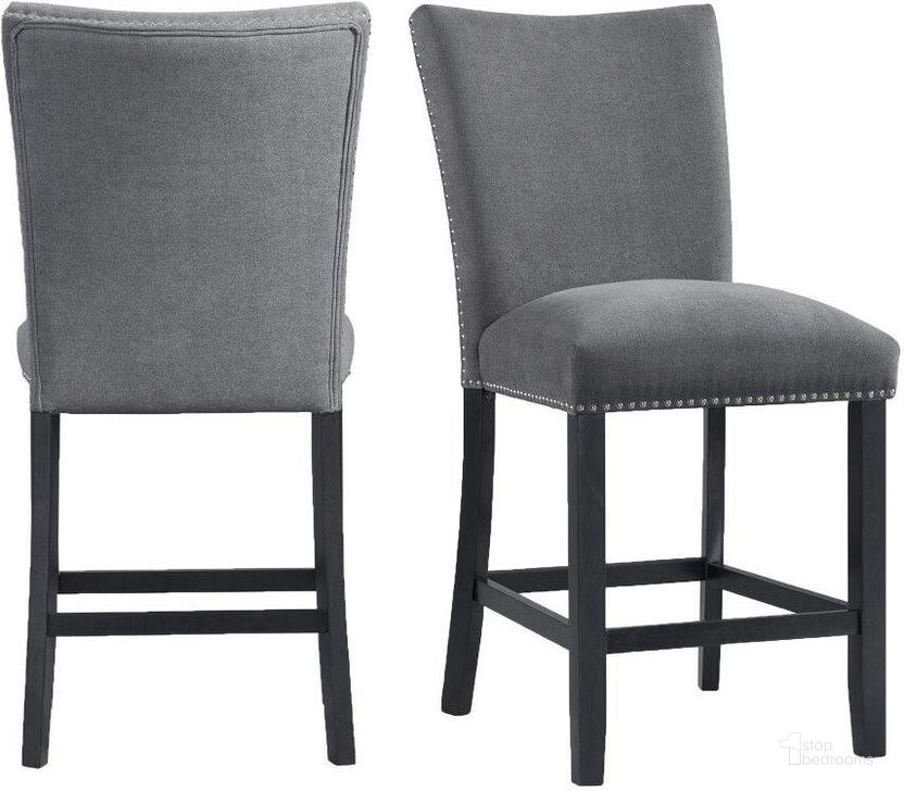 The appearance of Picket House Furnishings Stratton Counter Height Side Chair Set 2 In Charcoal designed by Picket House in the transitional interior design. This charcoal piece of furniture  was selected by 1StopBedrooms from Stratton Collection to add a touch of cosiness and style into your home. Sku: CTC130CSC. Product Type: Side Chair. Material: Rubberwood. Image1