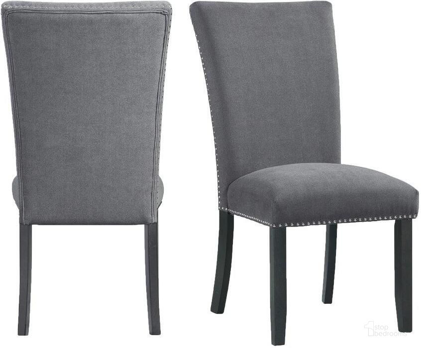 The appearance of Picket House Furnishings Stratton Standard Height Side Chair Set 2 In Charcoal designed by Picket House in the transitional interior design. This charcoal piece of furniture  was selected by 1StopBedrooms from Stratton Collection to add a touch of cosiness and style into your home. Sku: CTC130SC. Product Type: Side Chair. Material: Rubberwood. Image1