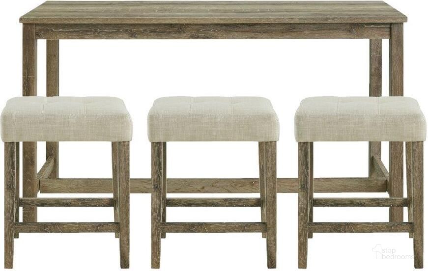 The appearance of Picket House Furnishings Turner Multipurpose Bar Table Set designed by Picket House in the transitional interior design. This oak piece of furniture  was selected by 1StopBedrooms from Turner Collection to add a touch of cosiness and style into your home. Sku: CDOL100BTSPE. Material: MDF. Product Type: Bistro and Bar Table Set. Image1