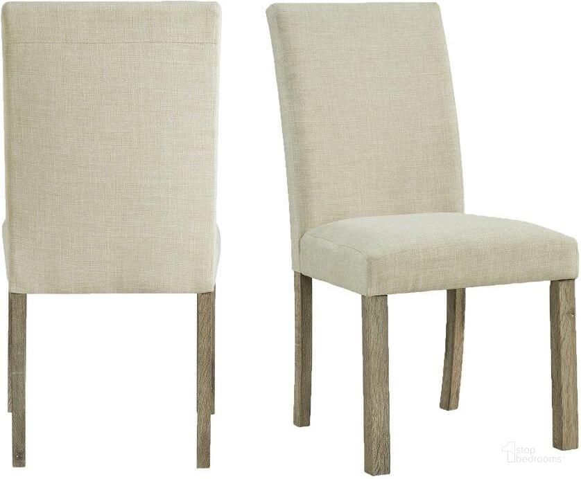 The appearance of Picket House Furnishings Turner Upholstered Side Chair Set 2 designed by Picket House in the modern / contemporary interior design. This natural piece of furniture  was selected by 1StopBedrooms from Turner Collection to add a touch of cosiness and style into your home. Sku: CDOL100SC. Product Type: Side Chair. Material: Plywood. Image1
