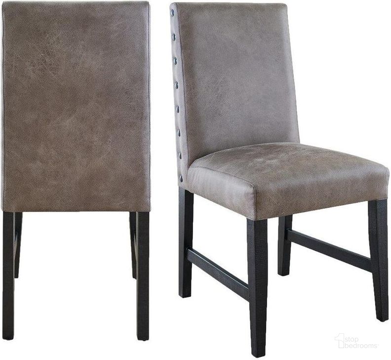 The appearance of Picket House Furnishings Tyler Standard Height Side Chair Set 2 In Gray designed by Picket House in the rustic / southwestern interior design. This natural piece of furniture  was selected by 1StopBedrooms from Tyler Collection to add a touch of cosiness and style into your home. Sku: MDCZ100GFSCW. Material: Steel. Product Type: Side Chair. Image1
