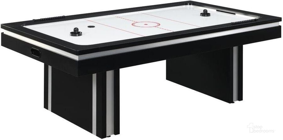 The appearance of Picket House Furnishings Westbrook Air Hockey Table designed by Picket House in the modern / contemporary interior design. This black piece of furniture  was selected by 1StopBedrooms from Westbrook Collection to add a touch of cosiness and style into your home. Sku: GTCD100HTE. Product Type: Game Table. Material: MDF. Image1