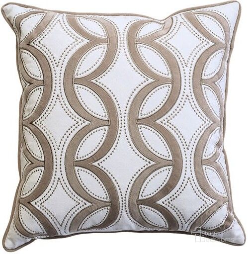 The appearance of Lati Latte 20 X 20 Pillow (2/Ctn) designed by Furniture of America in the modern / contemporary interior design. This latte piece of furniture  was selected by 1StopBedrooms from Lati Collection to add a touch of cosiness and style into your home. Sku: PL8030-2PK. Material: Fabric. Product Type: Pillow.