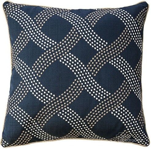 The appearance of Cici Navy 20 X 20 Pillow (2/Ctn) designed by Furniture of America in the modern / contemporary interior design. This navy piece of furniture  was selected by 1StopBedrooms from Cici Collection to add a touch of cosiness and style into your home. Sku: PL8033-2PK. Material: Fabric. Product Type: Pillow.
