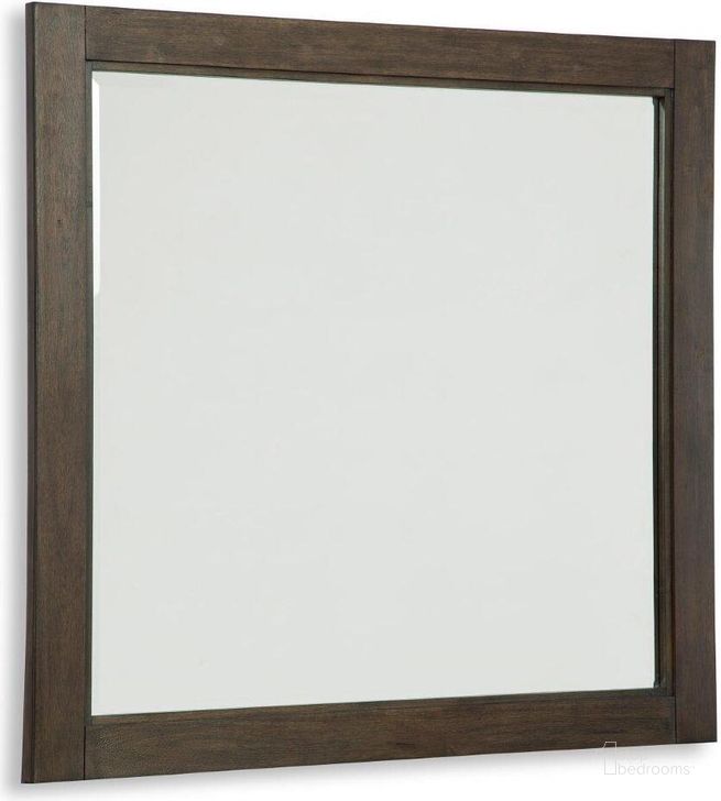 The appearance of Poplar Valley Brown Dresser Mirror designed by Atelier Home in the modern / contemporary interior design. This brown piece of furniture  was selected by 1StopBedrooms from Poplar Valley Collection to add a touch of cosiness and style into your home. Sku: B374-36. Material: Glass. Product Type: Dresser Mirror. Image1
