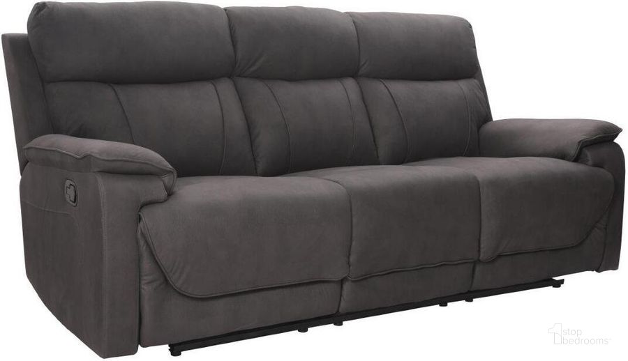Microsuede hot sale reclining sofa