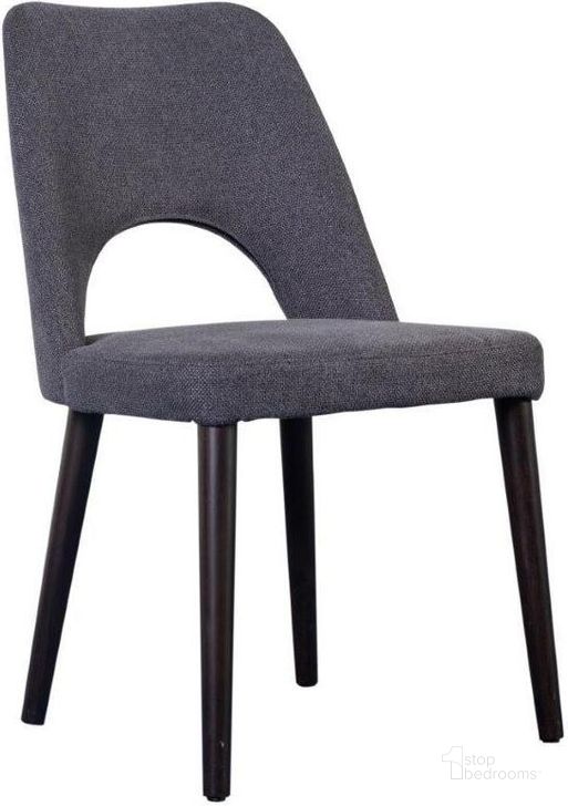 The appearance of Porter Designs Prato Upholstered Dining Chair In Gray designed by Porter Designs in the transitional interior design. This gray piece of furniture  was selected by 1StopBedrooms from Prato Collection to add a touch of cosiness and style into your home. Sku: 07-204C-02-D681-1. Material: Fabric. Product Type: Dining Chair. Image1