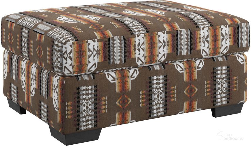 The appearance of Porter Storage Ottoman In Elk designed by Emerald Home Furnishings in the modern / contemporary interior design. This elk piece of furniture  was selected by 1StopBedrooms from Porter Collection to add a touch of cosiness and style into your home. Sku: U3474-23-15. Material: Wood. Product Type: Ottoman. Image1