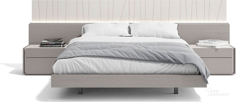 The appearance of Dionte Grey King Platform Bed designed by Herrein Hall in the modern / contemporary interior design. This grey piece of furniture  was selected by 1StopBedrooms from Dionte Collection to add a touch of cosiness and style into your home. Sku: 17865-K. Bed Type: Platform Bed. Product Type: Platform Bed. Bed Size: King.