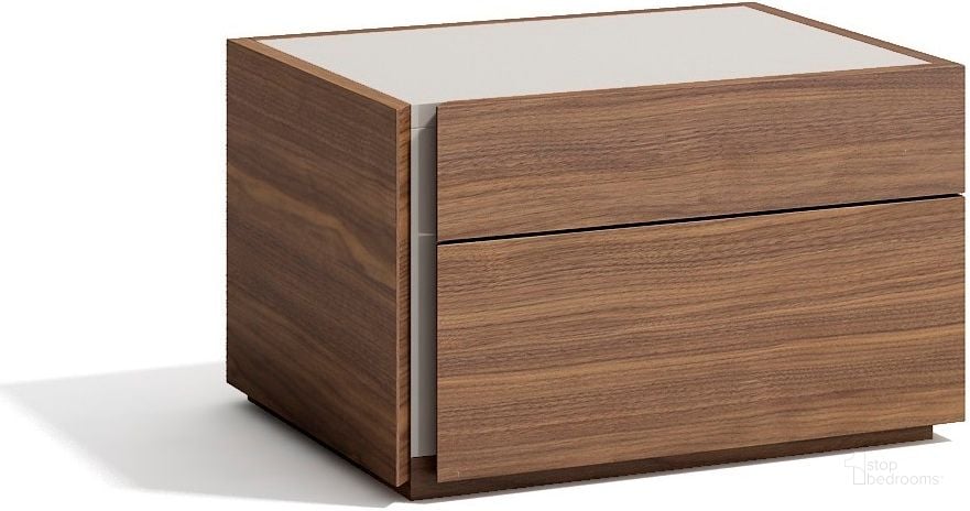 The appearance of Dionte Walnut Nightstand 0qd24330527c designed by Herrein Hall in the modern / contemporary interior design. This walnut piece of furniture  was selected by 1StopBedrooms from Dionte Collection to add a touch of cosiness and style into your home. Sku: 17866-NSL. Material: Wood. Product Type: Nightstand.