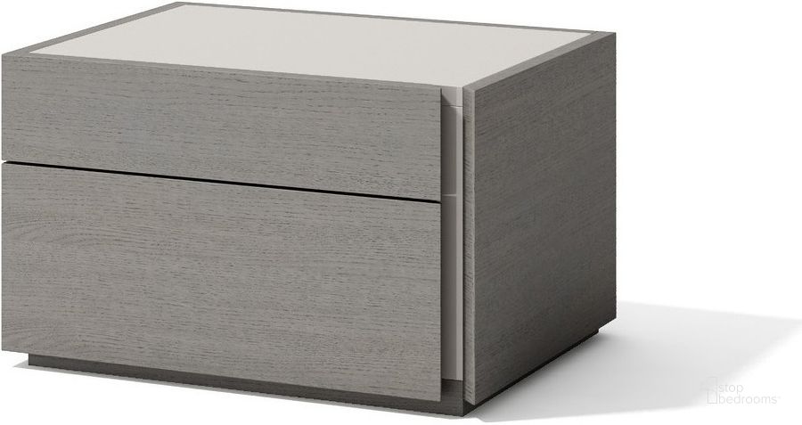 The appearance of Dionte Grey Nightstand 0qd24330521c designed by Herrein Hall in the modern / contemporary interior design. This grey piece of furniture  was selected by 1StopBedrooms from Dionte Collection to add a touch of cosiness and style into your home. Sku: 17865-NSR. Product Type: Nightstand.