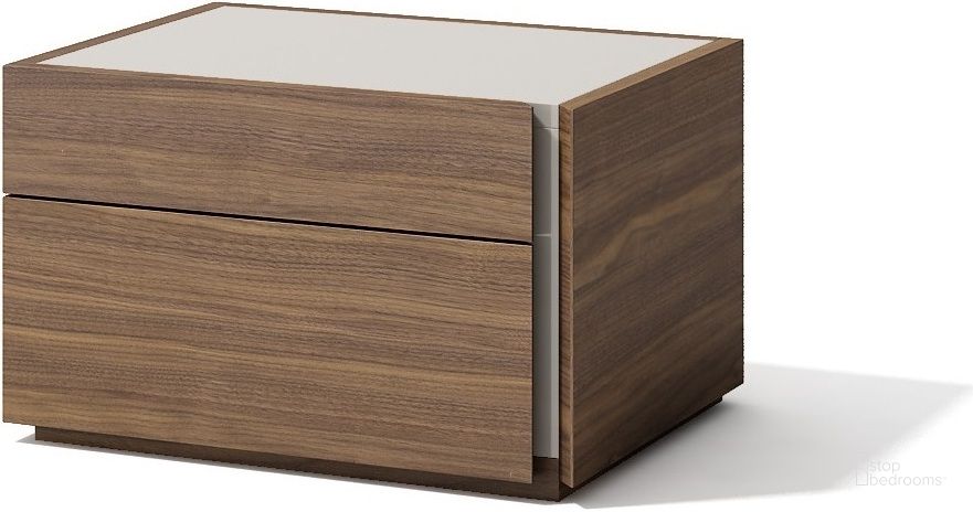 The appearance of Dionte Walnut Nightstand 0qd24330528c designed by Herrein Hall in the modern / contemporary interior design. This walnut piece of furniture  was selected by 1StopBedrooms from Dionte Collection to add a touch of cosiness and style into your home. Sku: 17866-NSR. Material: Wood. Product Type: Nightstand.