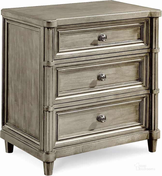 The appearance of Portsea Brown Nightstand 0qb2270690 designed by Bennett Interiors in the transitional interior design. This brown piece of furniture  was selected by 1StopBedrooms from Portsea Collection to add a touch of cosiness and style into your home. Sku: 218140-2727. Material: Wood. Product Type: Nightstand. Image1