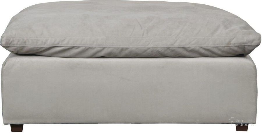 The appearance of Posh Dove Cocktail Ottoman designed by Jackson in the transitional interior design. This gray piece of furniture  was selected by 1StopBedrooms from Posh Collection to add a touch of cosiness and style into your home. Sku: 444528172926. Product Type: Ottoman. Image1