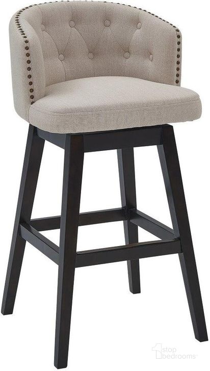The appearance of Prangley Tan Barstool 0qb24412978 designed by Artisan Elegance in the modern / contemporary interior design. This tan piece of furniture  was selected by 1StopBedrooms from Prangley Collection to add a touch of cosiness and style into your home. Sku: LCCIBAESTN30. Material: Wood. Product Type: Barstool. Image1