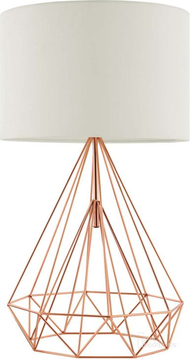 The appearance of Precious Rose Gold Rose Gold Table Lamp designed by Modway in the modern / contemporary interior design. This rose gold piece of furniture  was selected by 1StopBedrooms from Precious Collection to add a touch of cosiness and style into your home. Sku: EEI-3080. Material: Steel. Product Type: Table Lamp. Image1