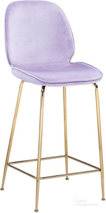 The appearance of Preston 29 Inch Velvet Counter Stool Set of 2 In Pink designed by Best Master Furniture in the modern / contemporary interior design. This pink piece of furniture  was selected by 1StopBedrooms from Preston Collection to add a touch of cosiness and style into your home. Sku: T04P29. Product Type: Barstool. Material: Velvet. Image1