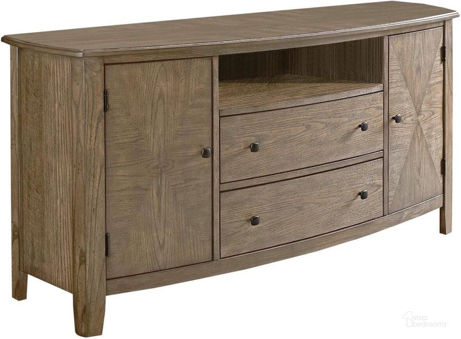 The appearance of Primo Iii Entertainment Console designed by Hammary in the traditional interior design. This light stain piece of furniture  was selected by 1StopBedrooms from Primo Collection to add a touch of cosiness and style into your home. Sku: 066-926. Material: Wood. Product Type: Entertainment Console. Image1