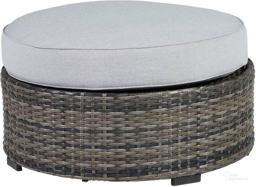 The appearance of Princess Way Gray Outdoor Ottoman designed by Off 5th Home in the transitional interior design. This gray piece of furniture  was selected by 1StopBedrooms from Princess Way Collection to add a touch of cosiness and style into your home. Sku: P459-814. Product Type: Outdoor Ottoman. Image1