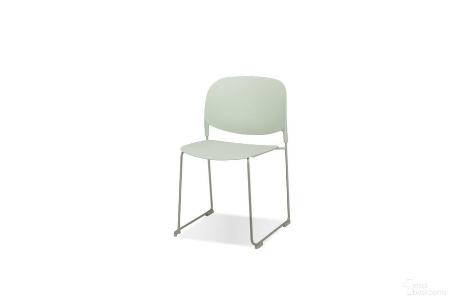The appearance of Pringle Dining Chair Set of 4 In Matcha designed by Mobital in the modern / contemporary interior design. This white piece of furniture  was selected by 1StopBedrooms from Pringle Collection to add a touch of cosiness and style into your home. Sku: DCH-PRIN-MATC-PCMA. Material: Polypropylene. Product Type: Dining Chair. Image1