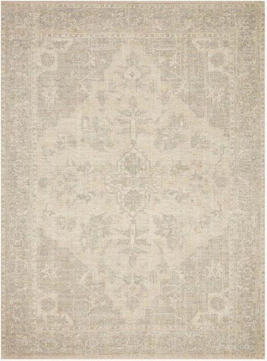 The appearance of Priya Ivory/Grey Rug PRIYPRY-04IVGY160S designed by Loloi Rugs in the transitional interior design. This ivory and grey piece of furniture  was selected by 1StopBedrooms from Priya Collection to add a touch of cosiness and style into your home. Sku: PRIYPRY-04IVGY160S. Product Type: Rug. Material: Cotton. Image1