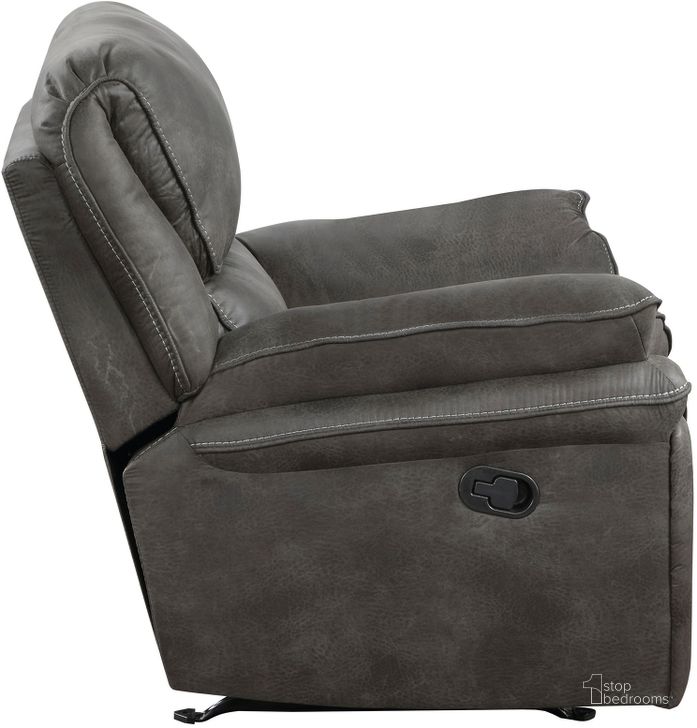 The appearance of Proctor Rocker Reclining Chair In Gray designed by Homelegance in the modern / contemporary interior design. This gray piece of furniture  was selected by 1StopBedrooms from Proctor Collection to add a touch of cosiness and style into your home. Sku: 8517GRY-1. Material: Microfiber. Product Type: Reclining Chair. Image1