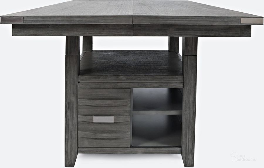 The appearance of Altamonte Square Counter Height Table Brushed Grey designed by Jofran in the modern / contemporary interior design. This brushed grey piece of furniture  was selected by 1StopBedrooms from Altamonte Collection to add a touch of cosiness and style into your home. Sku: 1855-60. Table Top Shape: Square. Material: Wood. Product Type: Counter Height Table. Image1