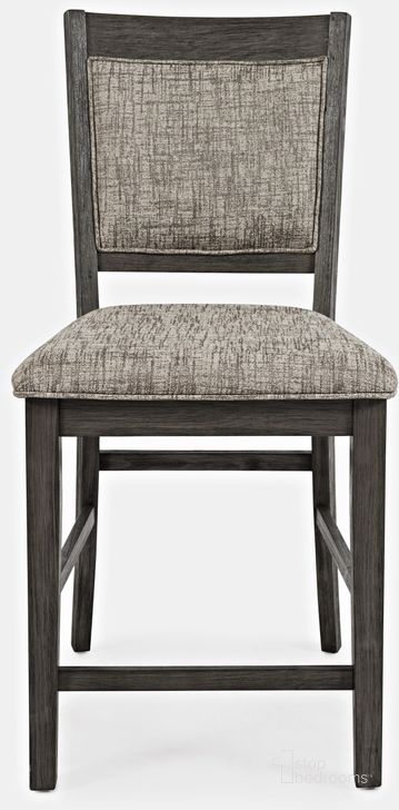 The appearance of Altamonte Upholstered Counter Stool Brushed Grey designed by Jofran in the modern / contemporary interior design. This brushed grey piece of furniture  was selected by 1StopBedrooms from Altamonte Collection to add a touch of cosiness and style into your home. Sku: 1855-BS520KD. Material: Wood. Product Type: Dining Chair. Image1