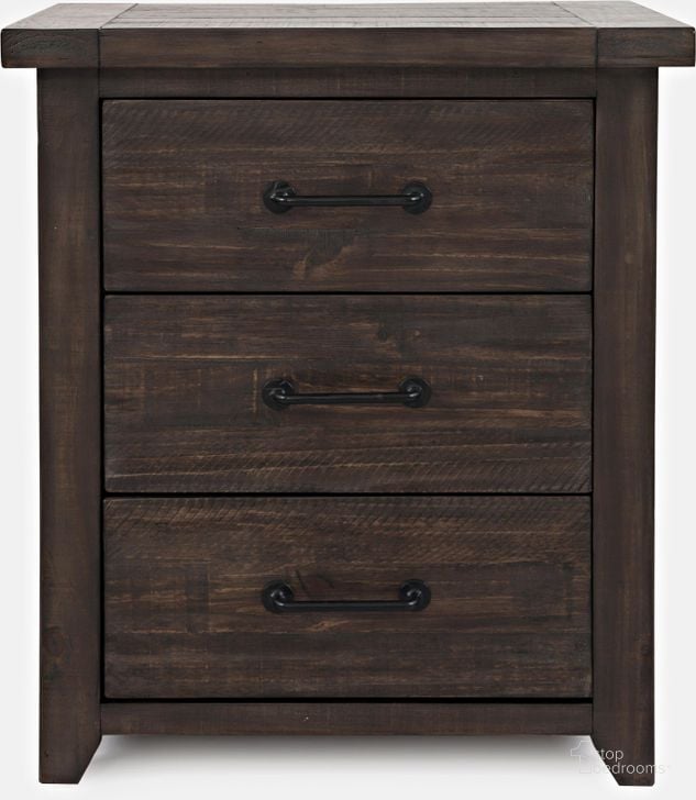 The appearance of Madison County Power Nightstand Barnwood designed by Jofran in the modern / contemporary interior design. This barnwood piece of furniture  was selected by 1StopBedrooms from Madison County Collection to add a touch of cosiness and style into your home. Sku: 1700B-90. Material: Wood. Product Type: Nightstand. Image1