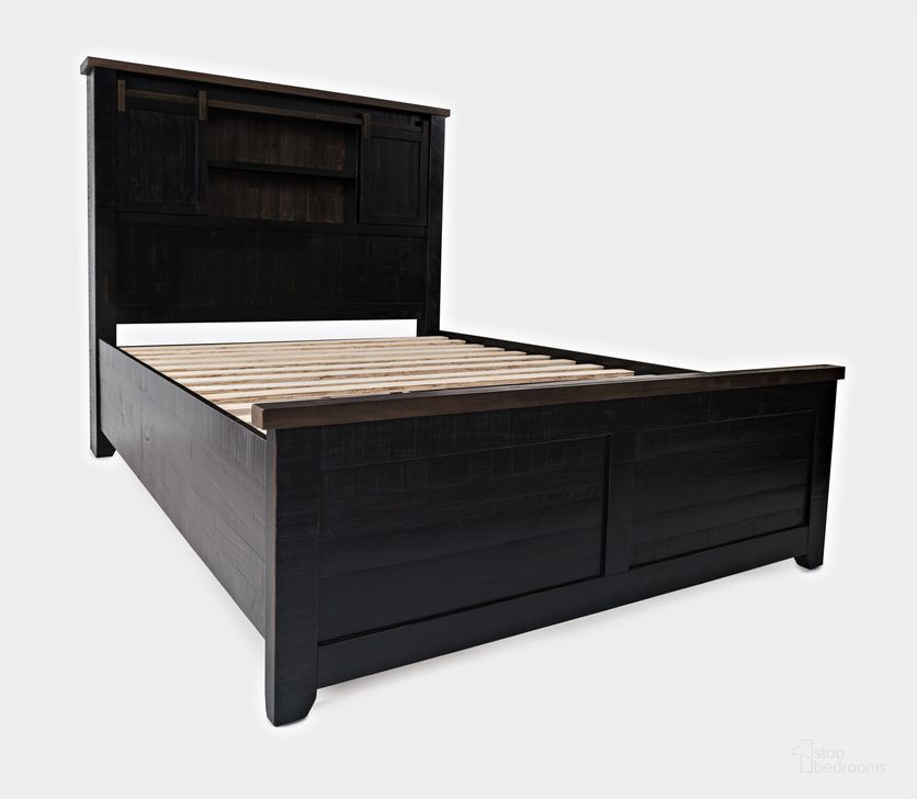 The appearance of Madison County King Barn Door Bed Vintage Black designed by Jofran in the modern / contemporary interior design. This vintage black piece of furniture  was selected by 1StopBedrooms from Madison County Collection to add a touch of cosiness and style into your home. Sku: 1702B-KBDHB-KPFB-KRS. Bed Type: Platform Bed. Material: Wood. Product Type: Platform Bed. Bed Size: King. Image1