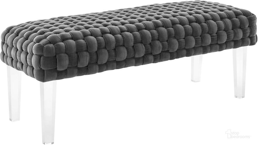 The appearance of Prologue Woven Performance Velvet Ottoman In Gray designed by Modway in the modern / contemporary interior design. This gray piece of furniture  was selected by 1StopBedrooms from Prologue Collection to add a touch of cosiness and style into your home. Sku: EEI-5037-GRY. Material: Wood. Product Type: Ottoman. Image1